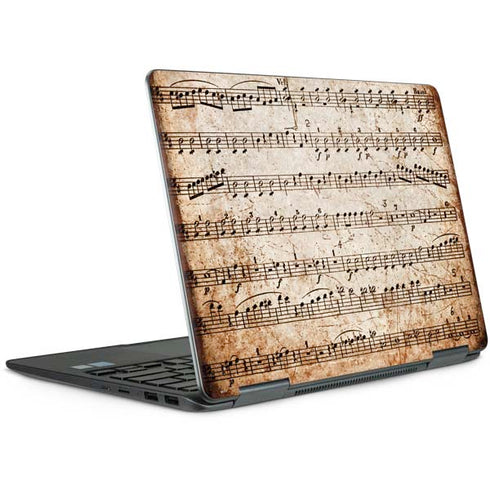 Antique Notes Notebook 9 Pro 13in (2017) Skin